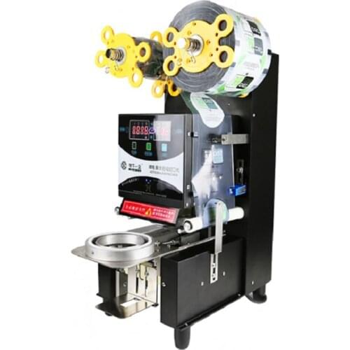 Automatic Milk Tea Sealing Machine Commercial Milk Tea Soy Milk Sealing Machine Beverage Paper Cup Plastic Cup Sealing Machine