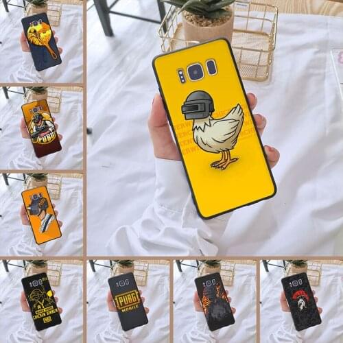 For Samsung Galaxy S5 S6 S7 Edge S8 S9 Plus Case Silicone PUBG Game Cool Soft Back Cover For Samsung Galaxy Note 9 8 5 4 Case