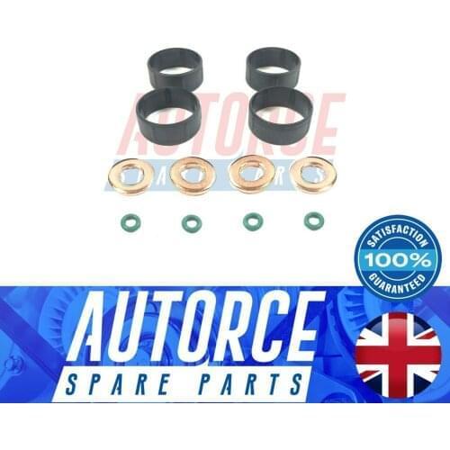 CITROEN NEMO XSARA C1 C2 C3 MK1 MK2 1.4 FUEL INJECTOR SEAL WASHER ORING KIT SET 1348625, 198184, 1982F7, 0348T8, 2S6Q9E568AA
