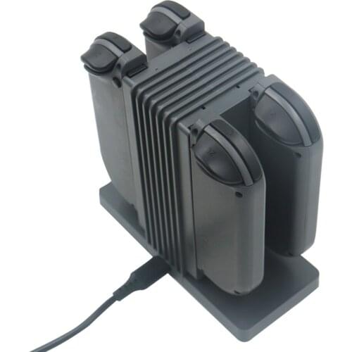 For Switch NS Controller 4 in 1 for Joy-Con Storage Holder Stand Support Charging Dock Station Charger with USB cable