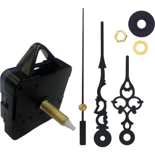 Hot Sale Quartz DIY Wall Clock Movement Motor Mechanism Kit Replacement Movement Black DIY Clock Sets