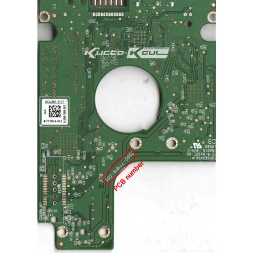 HDD PCB logic board 2060-771814-001 REV A/P1 for WD 2.5 USB hard drive repair data recovery