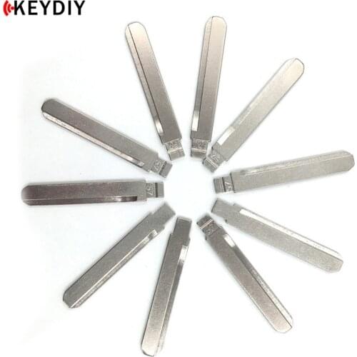 HKCYSEA 10 pcs/lot Metal Blank Uncut Flip KD Remote Key Blade Type #57 for BYD F3 (Left) Succe NO. 57 Blade