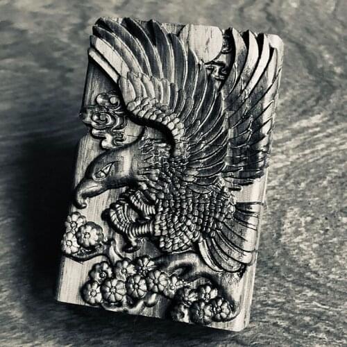 Zorro brass kerosene windproof lighter personality creative ebony shell lighter classic kerosene machine mens lighter