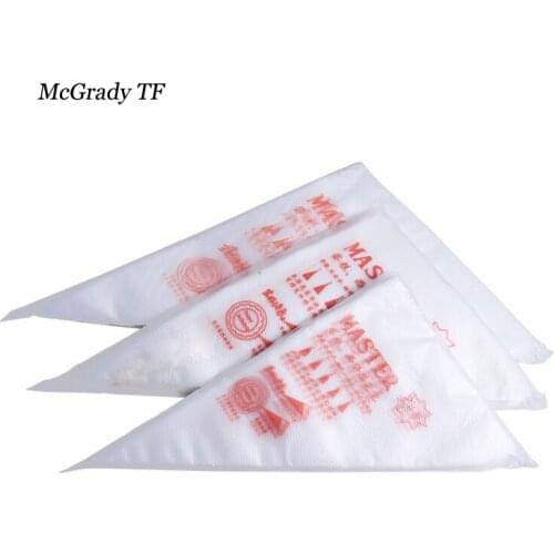 Mac New 100Pcs/Pack 30*22cm Disposable Piping Bag Icing Fondant Cake Cream Decorating Pastry Tools