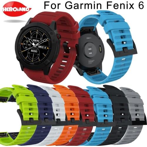 Fashion sport Soft Silicone Watchband for Garmin Fenix5 Wrist Strap Sport Smart Watch Wristband Replacement Bracelet Accessories