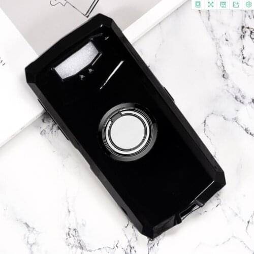 For Blackview BV9100 6.3" Back Ring Holder Bracket Phone Case Cover Phone TPU Soft Silicone Cases ON Blackview BV9100