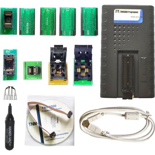 TNM5000 Nand Programmer+5pcs adapters,Support Flash Memory,EEPROM,Microcontroller,PLD,FPGA,ISP,Support WIndows XP/VISTA/7/8/10