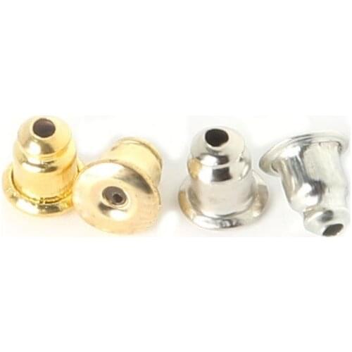 NEW ARRIVED earring back stoppers Gold Rhodium plated for stud hook earrings stoppers,DIY Jewelry Findings Accessories FRB015