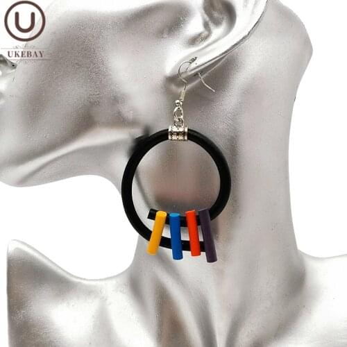 UKEBAY New Geometric Drop Earrings Women Statement Jewelry Party Accessories Big Earrings Designer Handmade Jewelry Wholesale