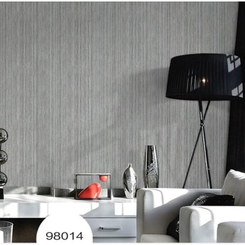 Beibehang Plain hotel works home improvement wallpaper stripes solid color background living room bedroom 3d wallpaper roll