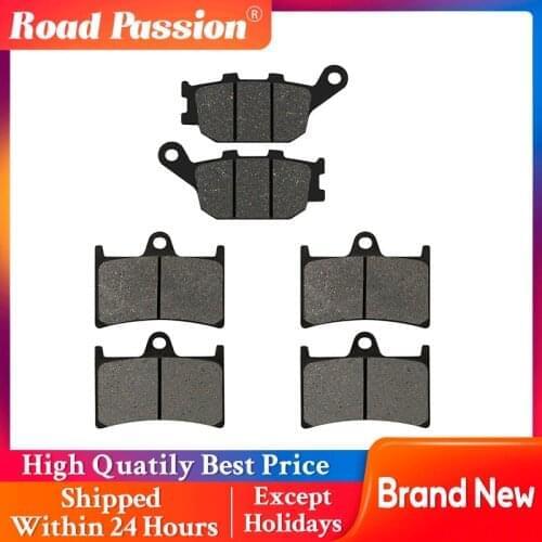 Road Passion Motorcycle Front and Rear Brake Pads For YAMAHA FZS1000 FZ1 2006-2014 FZ07 2015-2017 FZ09 FZ10 FJ09 XSR700 ABS