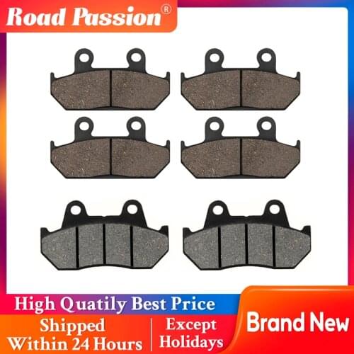 Road Passion Motorcycle Front and Rear Brake Pads For Honda GL1500 Goldwing Aspencade I Interstate VFR700 VFR750 Interceptor