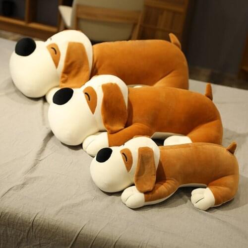 50/75/90cm Big Plush Dog Cushion Stuffed Animal Dog Pillow Plush Toys Soft Shiba Inu Sleeping Pillow for Girl Kids Gift