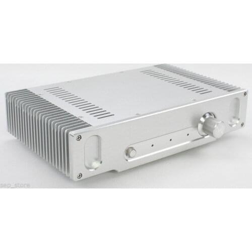 Full aluminum power amplifier enclosure WA55 chassis/AMP box 207*335*75mm-sn