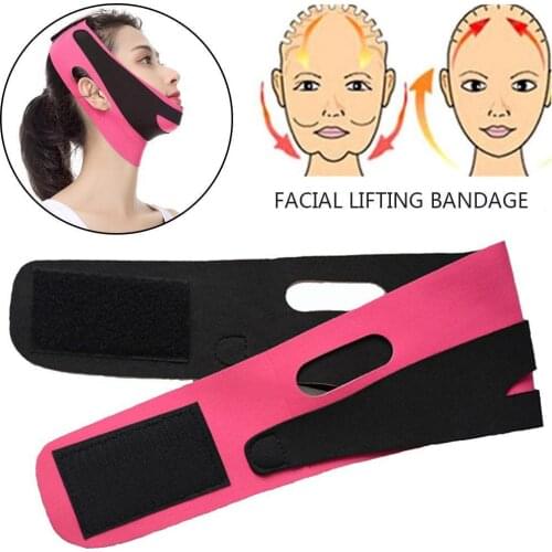 Ladies Exquisitely Reduced Double Chin Face Lift With Anti-wrinkle V Face Bandage Face Lift Artifact Face Lift Bandage