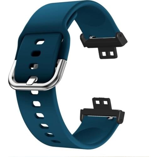 New Silicone Watchbands For Huawei Watch FIT Replacement Accessories Pure Color Casual Sport Wrist Band Smartwatch Strap Band