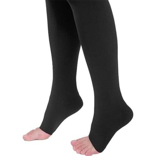 Sport Womens Stockings Knee-High Medical Compression Stockings men Varicose Veins Open Toe run Sports Stockings