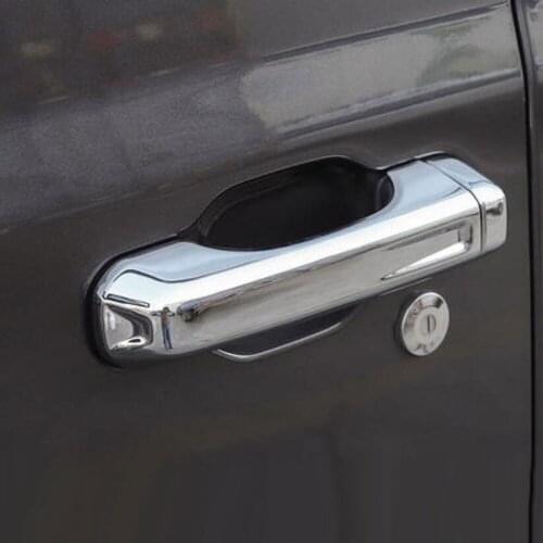 Outside Door handles bar sticker handle knob cover decorative trim frame exterior Accessories For JL wrangler