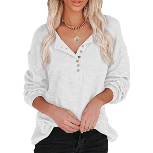 Women Blouse Vintage Single-breasted Lantern Sleeve Pullover Spring Autumn Solid Color Button Neck Top Streetwear Office Work Bl