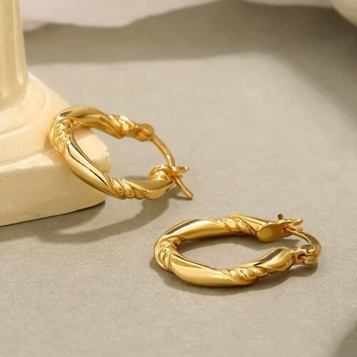 Amaiyllis 925 Sterling Silver Light Luxury Niche Simple Irregular Hoop Earrings Personalized Hollow Drop Earrings Jewelry