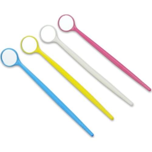 20pcs Dental Mouth Reflector Mirror Disposable Anti-fog Glass Mirror Oral Hygiene Instrument Set Dentist Tools