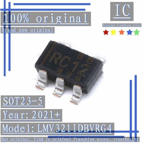 2021+100% Brand new original 10PCS-50PCS LMV321IDBVRG4 SOT23-5 Low voltage single operational amplifier