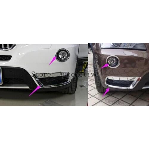 4PCS Front fog light cover trim For bmw X3 F25 2011 2012 2013