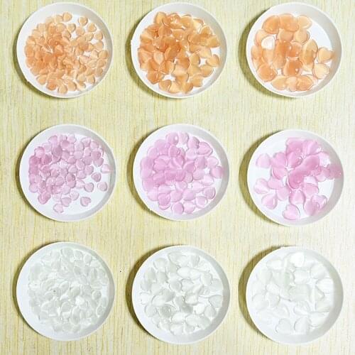 50pc/Lot Nail Cats eye Heart Opal Stones White/Pink/Orange Rhinestones 6/8/10mm Nail Art Decoration Charms 3D Nail Stones Tr#45