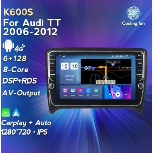 Android 11 DSP CarPlay 6G 128G Car Radio Multimedia Player For Audi TT MK2 8J 2006 2007-2014 DSP RDS IPS NO DVD 2din