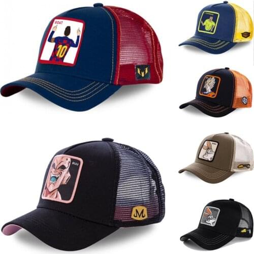 Football Star Anime Cartoon Snapback Cap Cotton Baseball Cap Men Women Hip Hop Dad Mesh Hat Trucker Dropshipping
