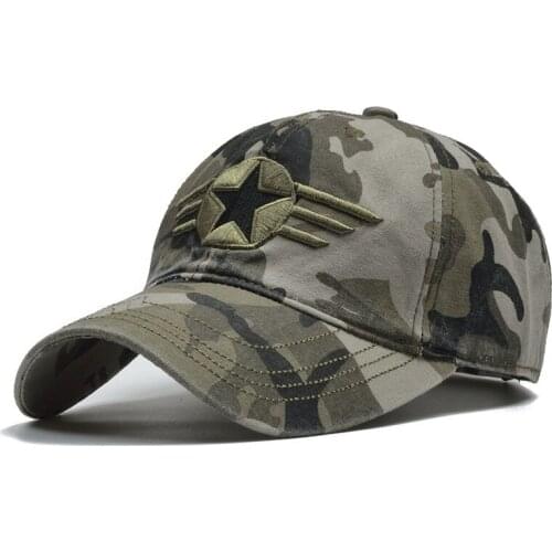 Brand Camo US Army Cap Men Army Baseball Cap Dad Hat For Men Camouflage Snapback Bone Hat Tactical Dad Cap
