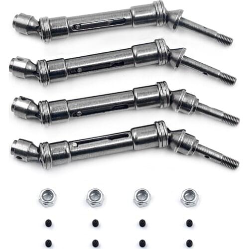 CVD Drive Shaft Assembly Heavy Duty for Traxxas 1/10 Slash 4X4 Stampede VXL 2WD 6851R 6851X 6852R 6852X,Front and Rear