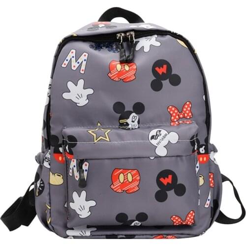 Disney Mickey Mouse Children School Bag Cute Kids Bags Kindergarten Preschool Backpack For Boys Girls Baby School Bags 3-6 Years