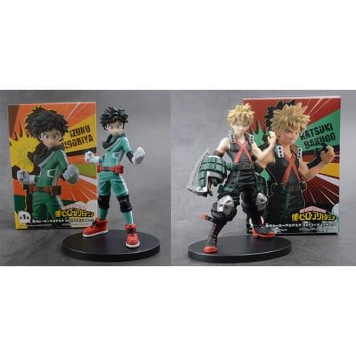 2pcs Midoriya Izuku Katsuki Bakugo Super Hero Comic Anime My Hero Academia Boku no Hero DXF SP 17cm Action Figure Toys