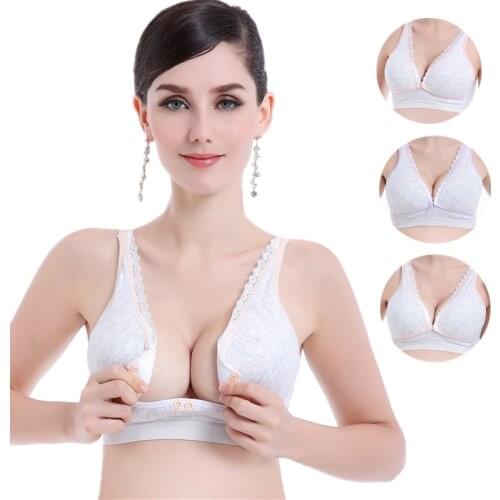 Cotton Maternity Nursing Bra Push Up Breast Feeding Bra for Pregnant Women Pregnancy Intimate Lactation Lingerie Underwear