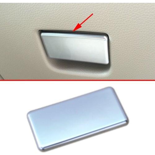 Chrome Storage Box Handle Cover Trim Fit For Nissan Qashqai J11 Rogue Sport Accessories 2014 2015 2016 2017 2018 2019 2020