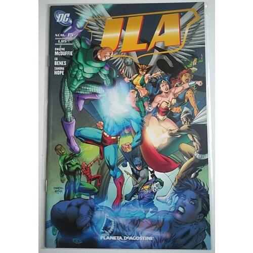JLA No. 15, DC COMICS, EDITORIAL PLANETA - 2009, the Justice League, 1ª Spanish edition, COMIC BOOK, author DWAYNE MCDUFFIE