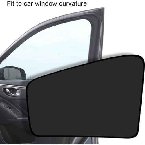 Magnetic Side Window Sunshade Magnetic Mesh Front Rear Window Sun Shade Curtain for Baby Sun Protection Car Styling Accessories