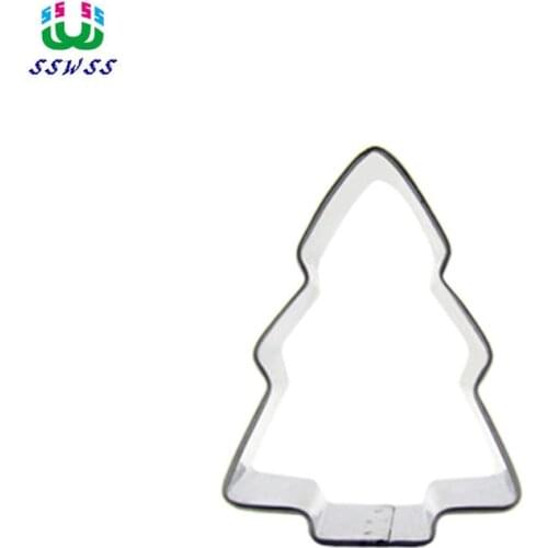 Mini Little Christmas Tree Shaped Cake Cookie Biscuit Baking Molds,Christmas Cake Decorating Fondant Cutters Tool,Direct Selling