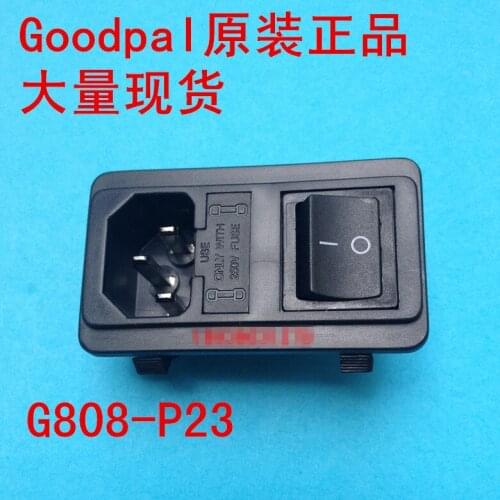 Original new 100% import with double safety fuse belt switch three in one cassette power outlet G808-P23-23 10A 250VAC