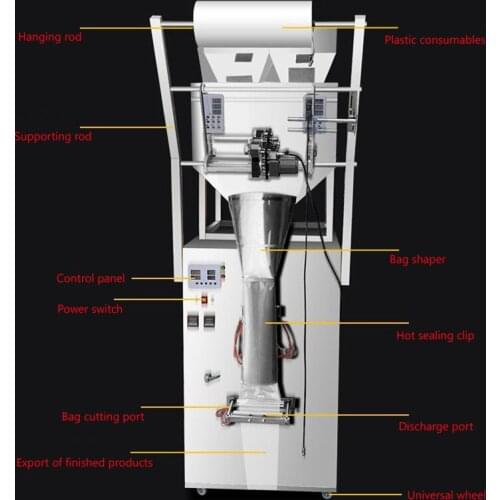 Fully Automatic Mixing Packaging Machine Cereals Seed Dry Goods Multifunction Packaging All In One Machine