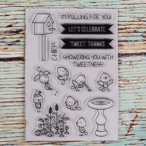 Pulling for you transparent clear stamp for DIY Scrapbooking/Card Making/Stamp set stationary Kids Christmas Fun Decoration Sup