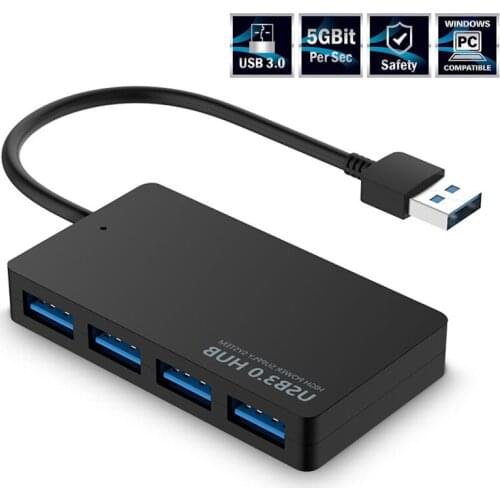 USB HUB 3.0 Cable Splitter 3.1 Type C 4 Port Power Adapter Laptop PC Computer Accessories Part Interface Protection Connector