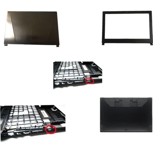 Laptop Upper Case Top Cover Back Cover Bottom Case For MSI GS60 2PC-450CN 2QC 2QD-4 6QD 6QE GS63 GS63VR 6RF-016CN 095CN Black US