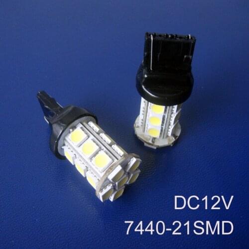 High quality 12V 4W T20 7440 Car Led Tail Light,Auto W21W DRL Led Rear Fog Lamp,Reverse Light,Turn Signal free shpping 20pcs/lot