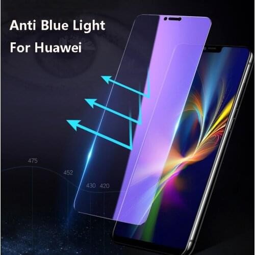 2pcs/lot Anti Blue Purple Light Tempered Glass For Huawei Maimang 8 Screen Protector Film On Maimang 7