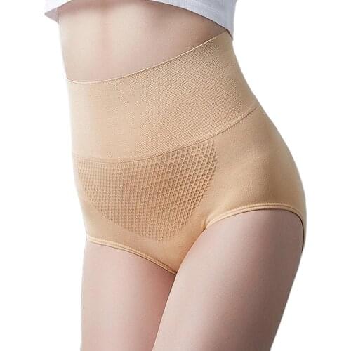 Women Underwear High Waist Seamless Tummy Control Body Shaper Briefs Slimming Underwear Women Panties Health Care Cotton Brief