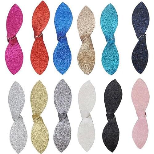 12Pcs Girls leaf Hairpin children cute hair clip princess new brand hairwear kids newborn Hair Accessories