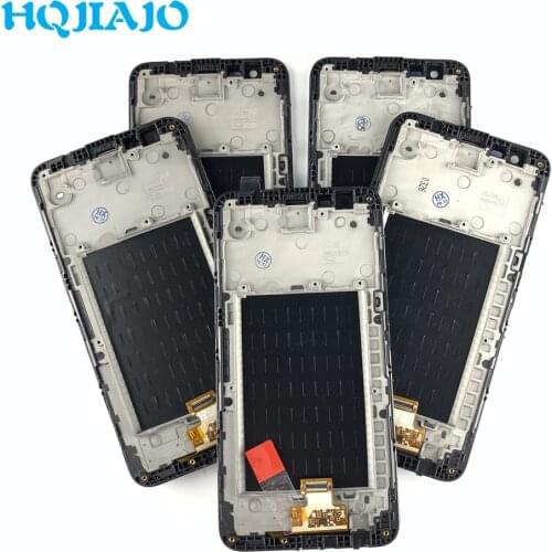 5Piece/lot LCD Display For LG K10 2017 LCD with Touch Screen Digitizer For K10 2017 Display M250 M250N M250E M250DS with frame